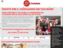 Tablet Screenshot of ilfestaiolodesenzano.com